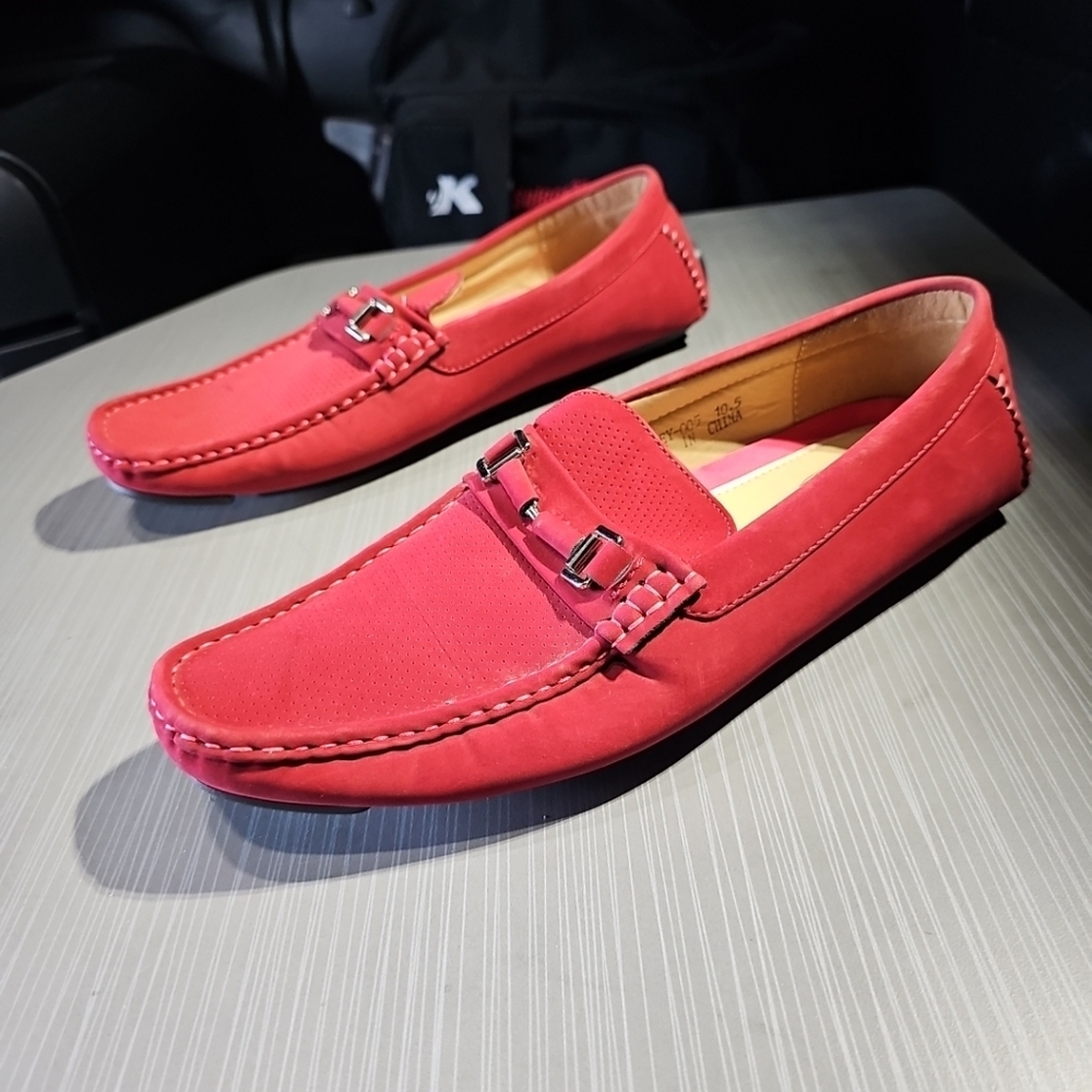 Amali Downey Casual Lightweight Slip On Loafer Moccasin Shoes‎ Men's 10.5 EUC